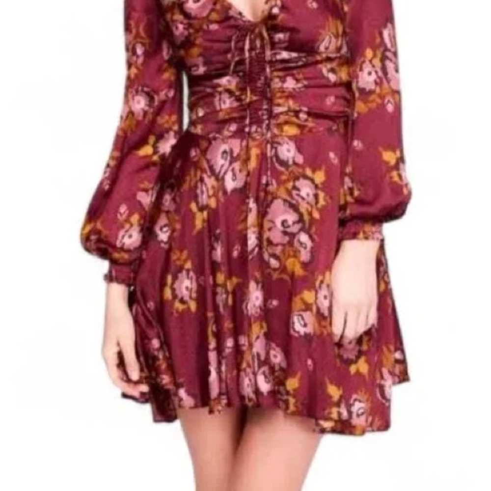 NWT Free People Morning Light Floral Fit & Flare Mini Dress‎ - Picture 9 of 9
